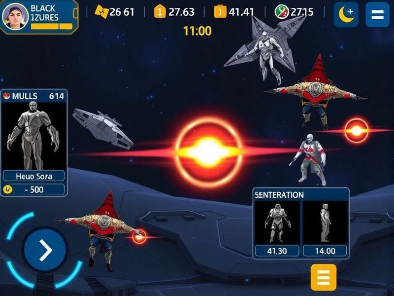 Galactic Warriors Game Screenshot
